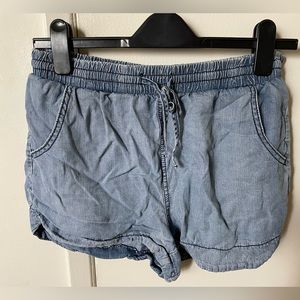 Target chambray shorts